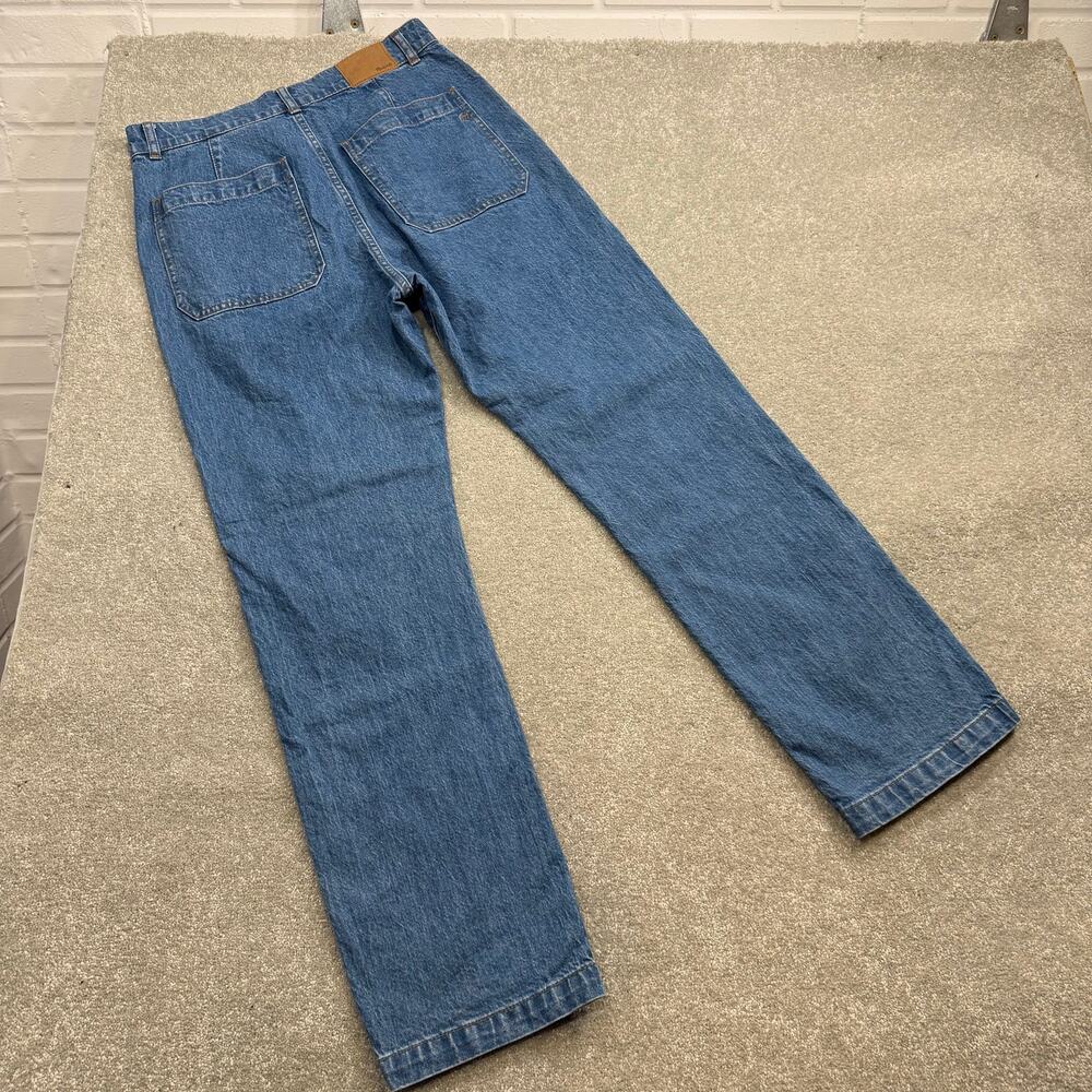 Madewell 90s Straight Utility Jeans Fenwood Wash Comfort Stretch Sz 29 Boho Chic - Picture 5 of 16